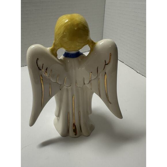 Lot of 2 Vintage Ceramic Angels Figurine & Ornament Ardalt Japan Mid Century - Picture 9 of 15
